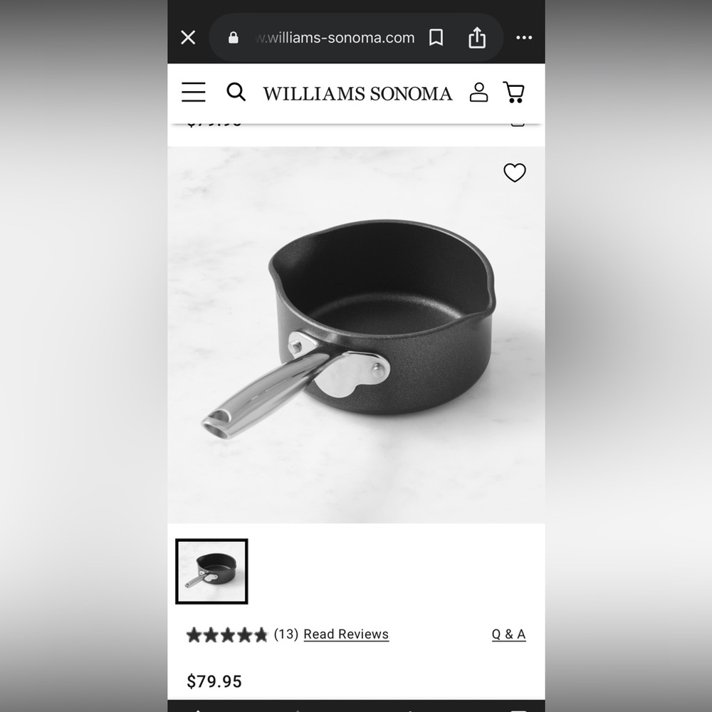 Williams Sonoma butter pot